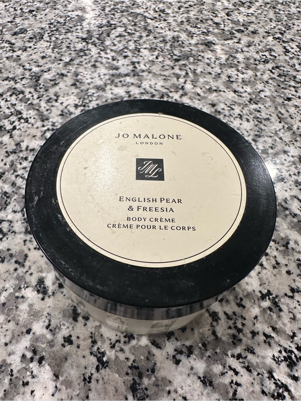$72 Jo Malone English Pear & Freesia Body Cream 5.9oz CHIPPED JAR, FREE SHIPPING